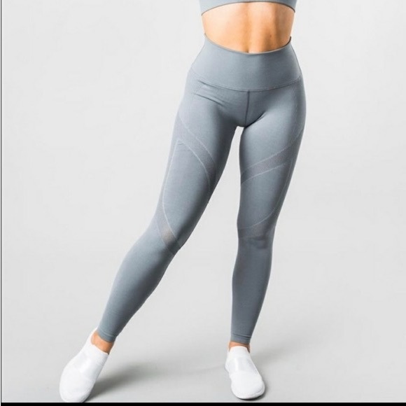 ALPHALETE AERO LEGGING LIGHT GREY - Picture 1 of 7